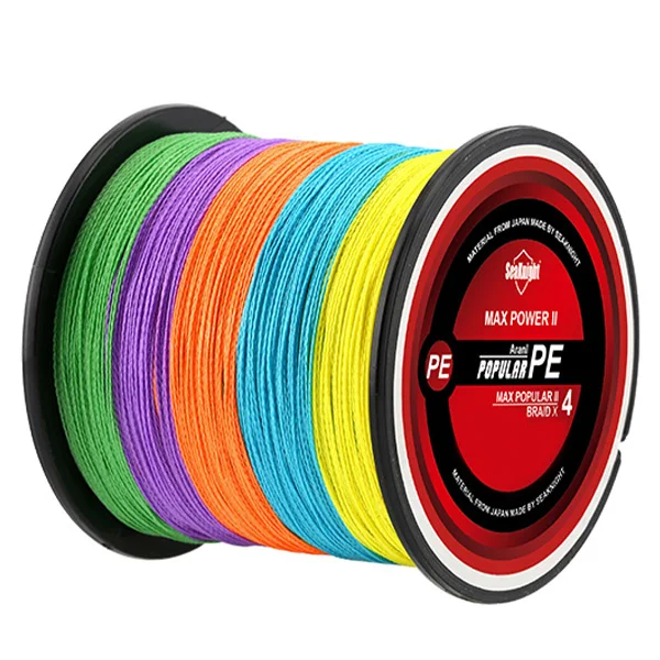 SeaKnight Marke 4 Stränge Geflochtene Angelschnur 8-100LB Multifilament PE Draht 300 M 500 M 1000 M Süßwasser Salzwasser Angeln Pesca