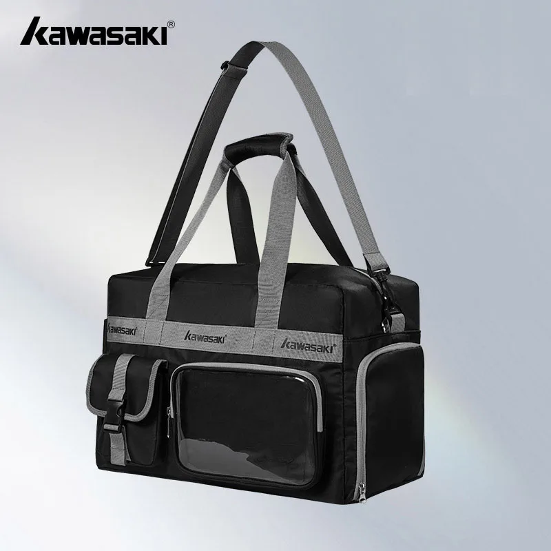 Kawasaki Gym Bag Man K2G00-C8147 Sports Bag with Separate Shoe Compartment For Dry and Wet Storage Women's Bags