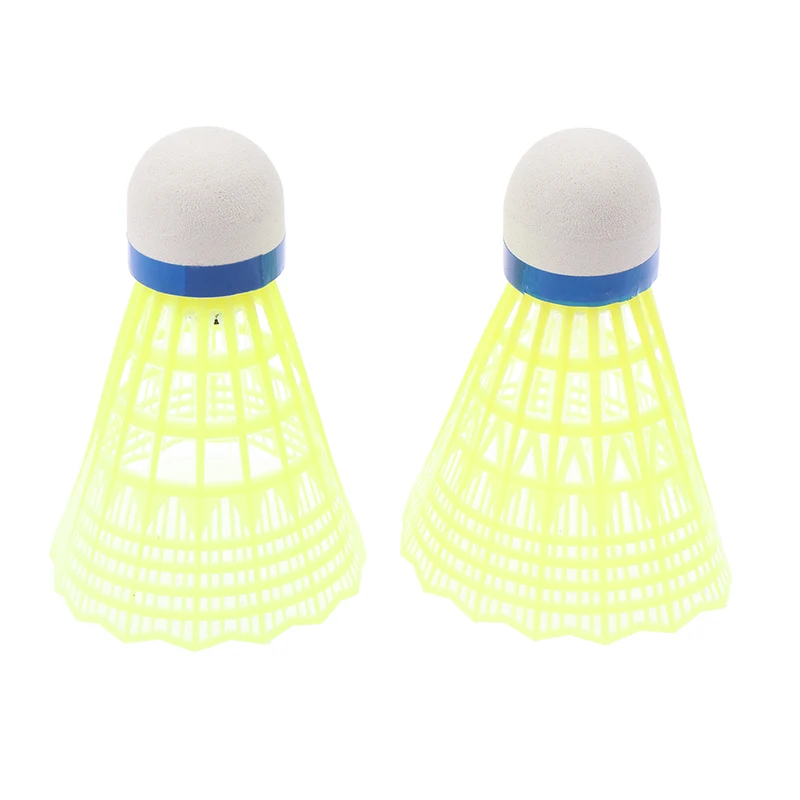 1Pcs Lighting Badminton Head LED Luminous Colorful Goose Feather Shuttlecock Outdoor Sports Entertainment Night Training Ball