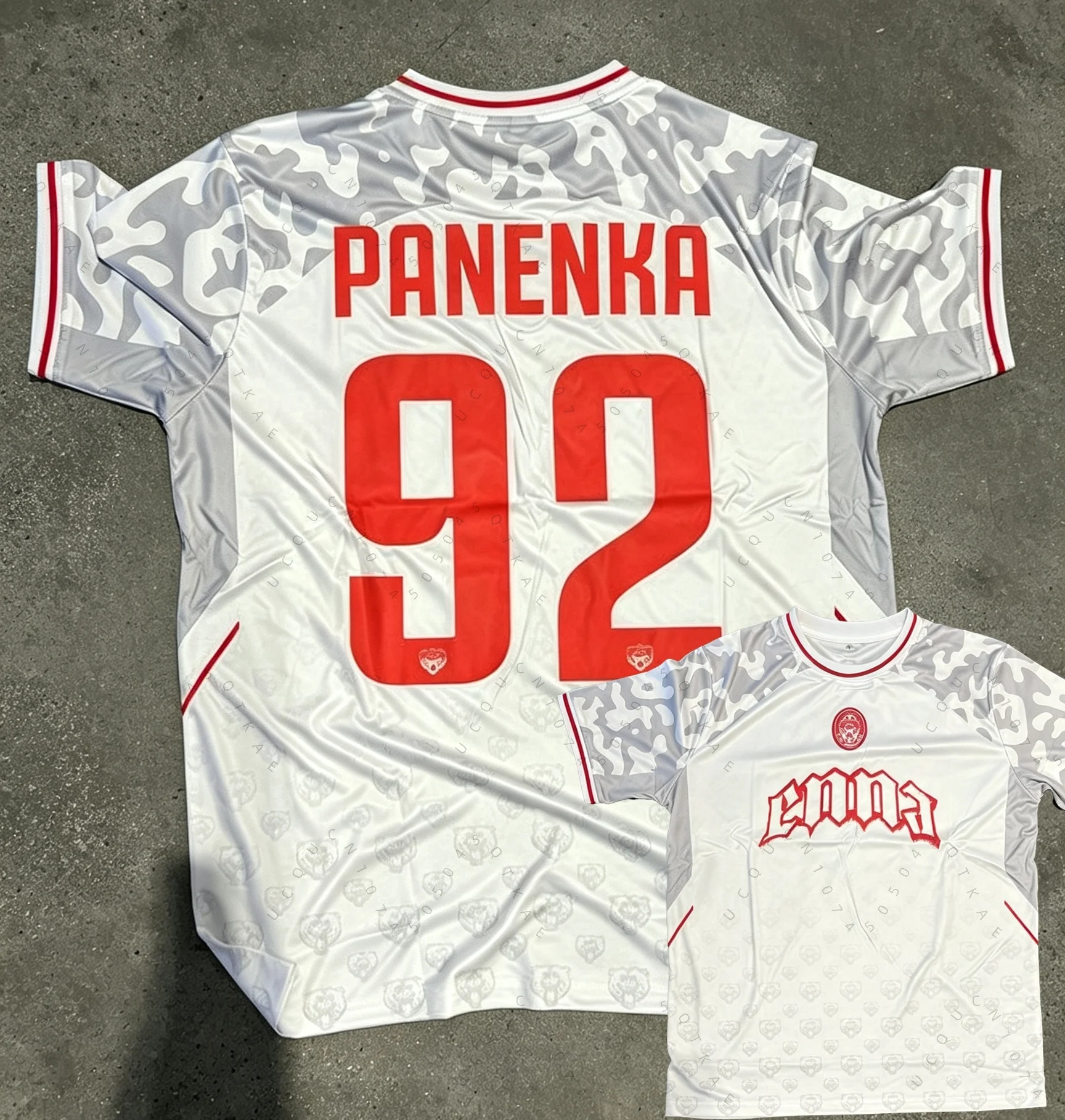 2026 92 ENNA Polak Jersey French Rapper PLK Fans Round Neck Short Sleeve Summer Unisex Breathable Beach T-Shirt Man Casual Tops