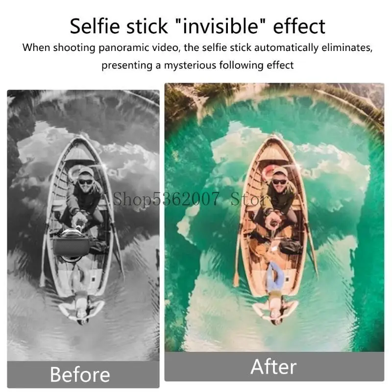 Pali estensione del selfie in fibra carbonio per fotografia viaggio vlogging 40JB