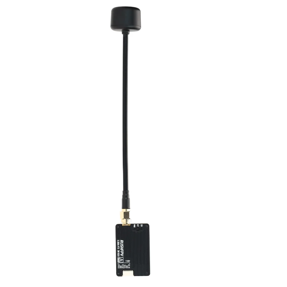 RushFPV-módulo receptor de Audio y vídeo FPV, 3,3G, 2W, VTX, 8CH, 2000MW, 7-30V, para control remoto, multirotor, piezas de bricolaje