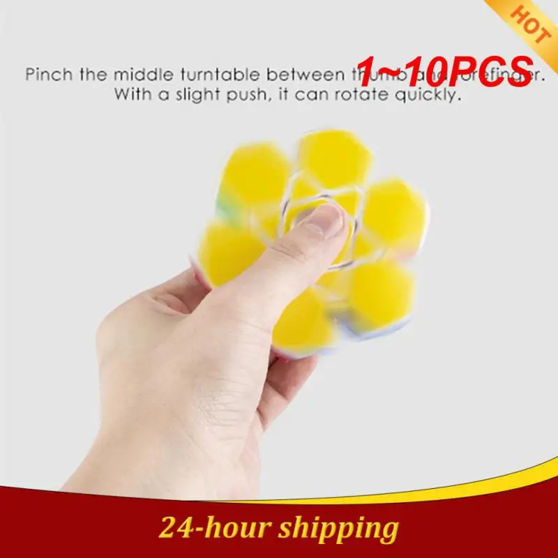 

1~10PCS toys Decompression spinner for beginners irregular spins smoothly stress reliever