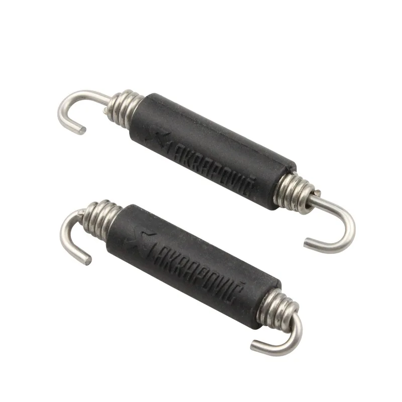 Motorcycle Refitting Exhaust Pipe Spring Stainless Steel Lengthening Thickened Hook Exhaust Spring Pipe Hooks Moto Accessories
