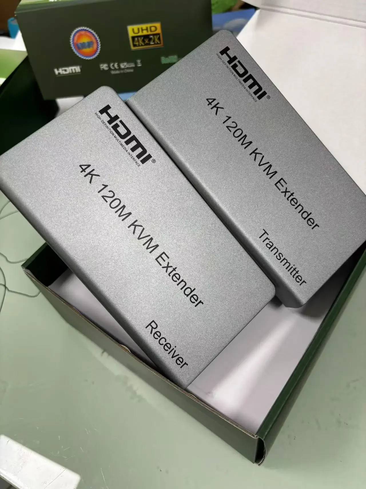 4K 120m HDMI KVM Extender Vs 1080p 60m KVM HDMI Extender Via RJ45 Cat6 Ethernet Cable Video Transmitter and Receiver Converter