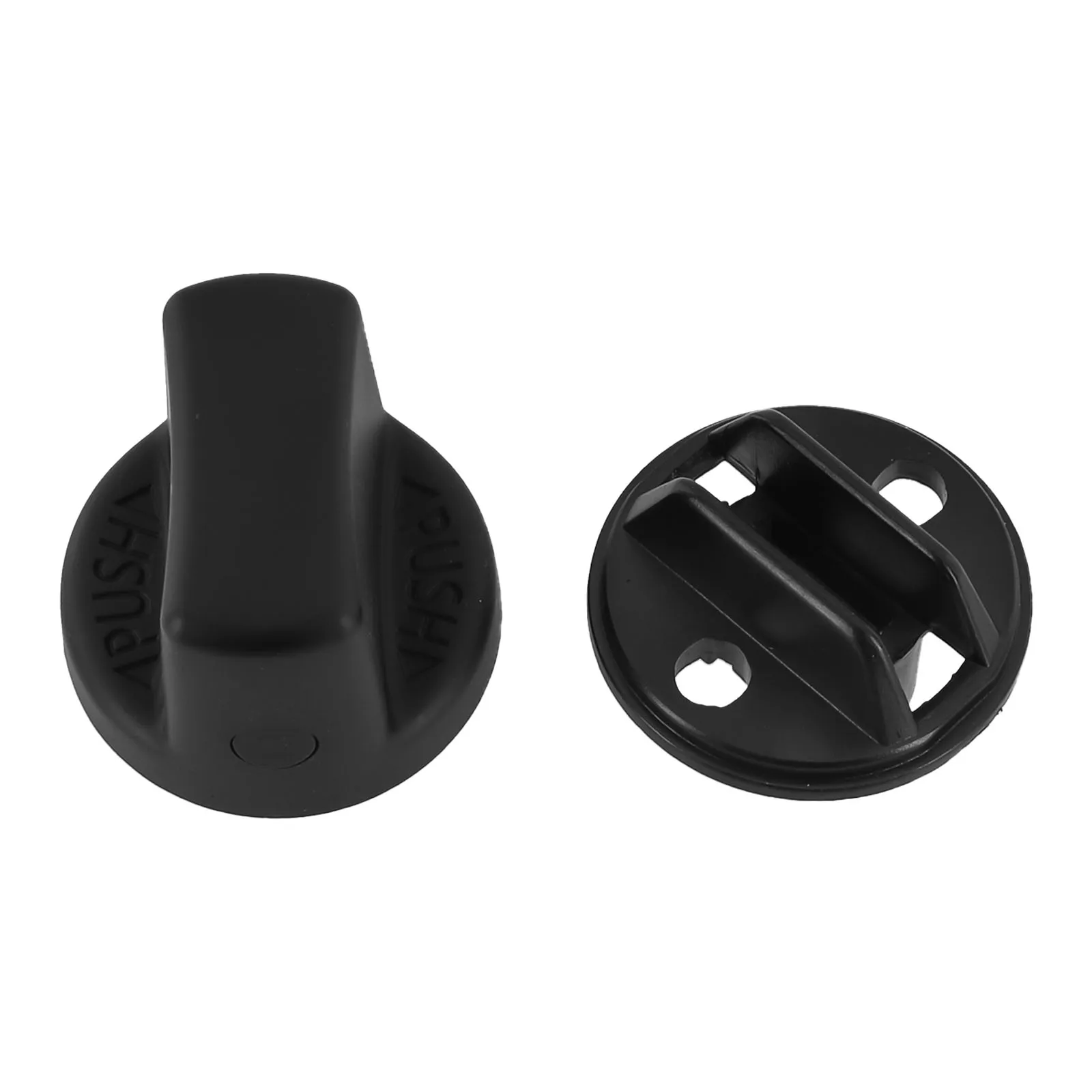 Car Key Replacement Start Switch Insert Ignition Key Cover Anti-Corrosion Feature Black ABS Material Easy Installation