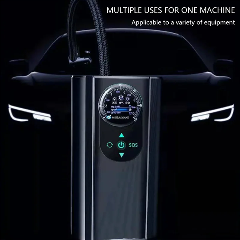 NEW-12V Car Tire Inflator High Precision Electric Air Compressor Quick Inflating Auto Air Compressor For Car Auto Accessories Pa