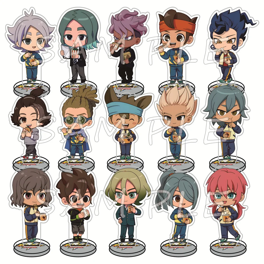 Inazuma Eleven Victory 10cm Acrylic Stand Figures keychain Anime Merch Desktop Decor Ornament Cosplay Fan Collectible Gift