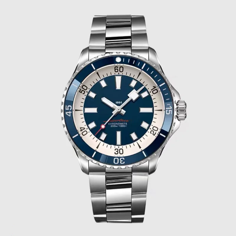 2024 High Luxury Brand Super Ocean Automatic Men's Watch Waterproof Stainless Steel Sports Screw-in Fashion Men's Watch