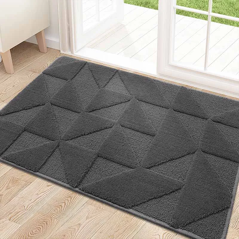 

Hapihappy Front Back Doormats Welcome Mat Indoor Door Mat Non-Slip Low-Profile Absorbent Resist Dirt Entrance Mat Washable Mats