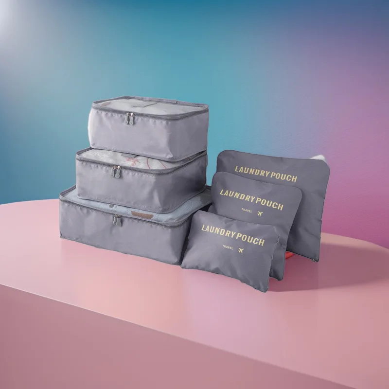 

Travel 6-piece Oxford fabric multi-functional storage underwear bra storage bag for both men and women