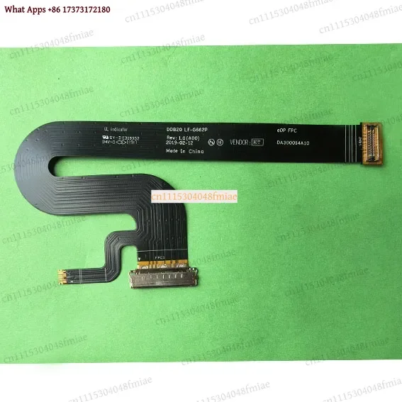 k3 LCD LVDS Cable Replacement for Dell Latitude 7200 / 7210 2-in-1, Display Video Ribbon Part 0D3HN7
