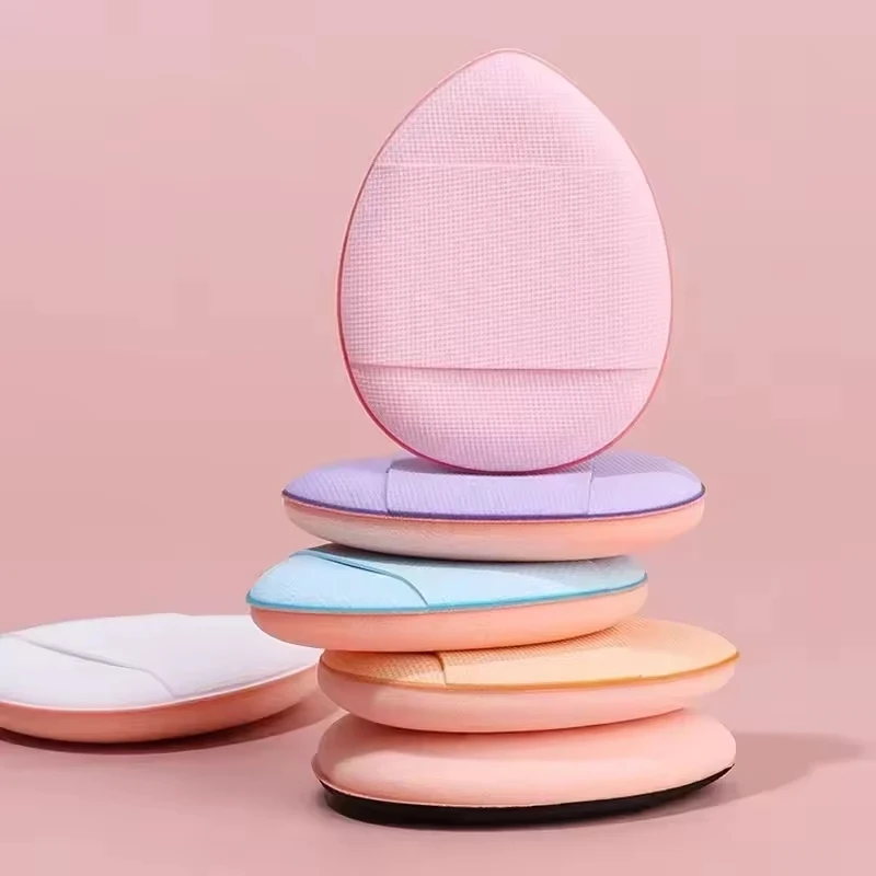 6/10 pçs mini pequena almofada de ar esponja triângulo maquiagem esponja ultra-macia & lavável bb creme aplicador cosmético ferramentas de maquiagem