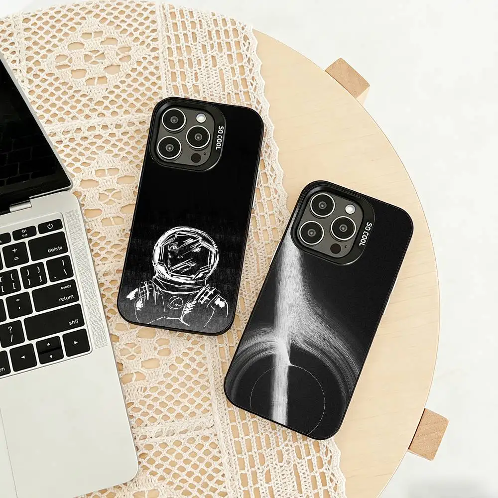 

f-Film Interstellar movie Phone Case For iPhone 17,16,15,14,13,12,11 Plus,Pro Max,XS,Colored silver phone case