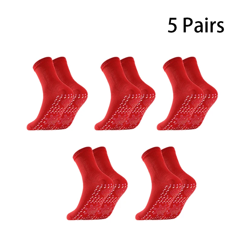 Professional Socks Unisex Self-Heating Health Care Socks Tourmaline Magnetic Therapy Comfortable Breathable Foot Massager Warm