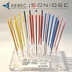 XEBEC-Mini molde de pulido de piedra de fibra de alúmina de cerámica, cuadrado, Original de Japón, venta al por mayor, 0,5/0,7/0,9/redondo, 0,5mm