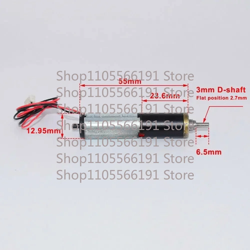 DC Servo Motor 1V-12V with Encoder RE16 Hollow Cup Gear Motor Disassembled Replacement Parts