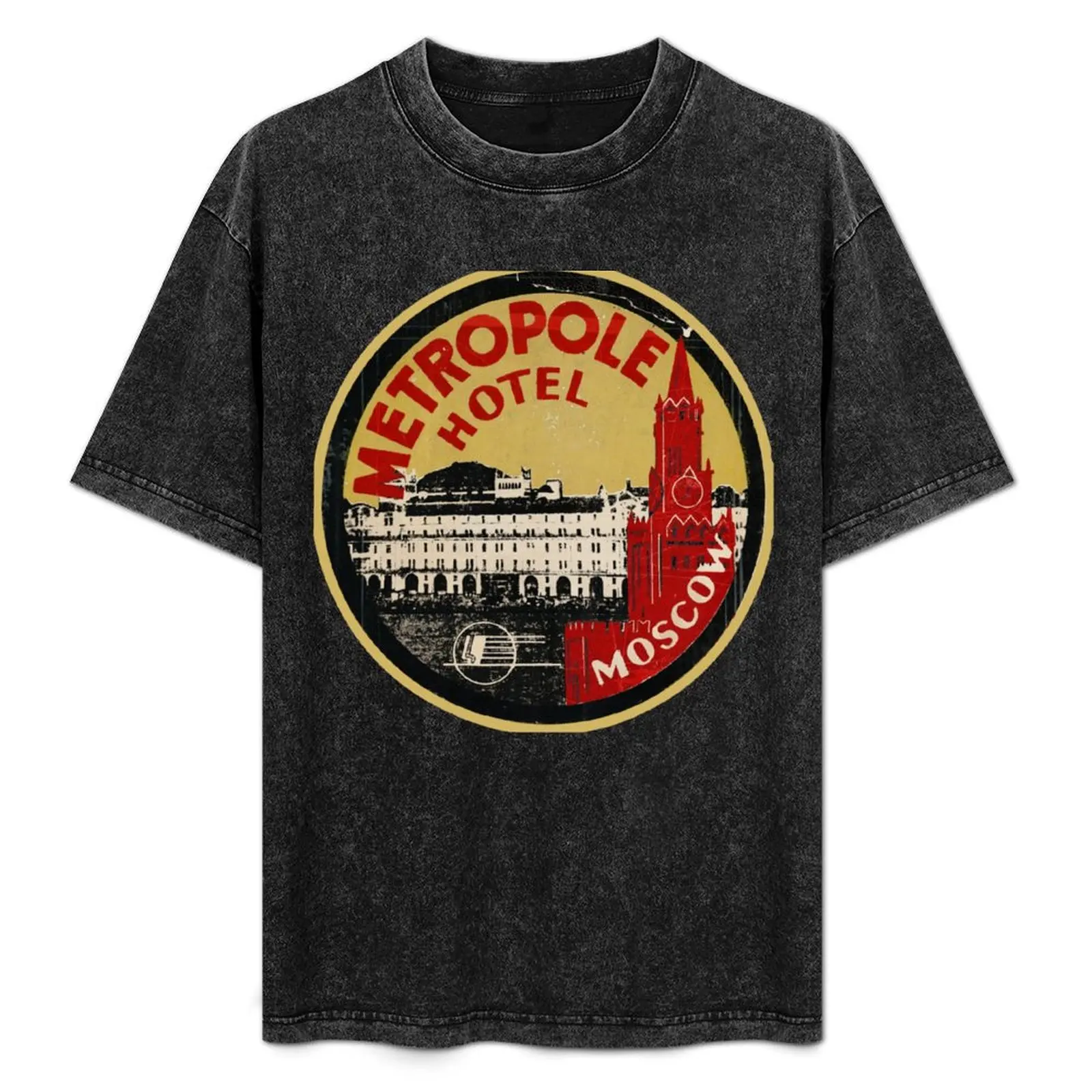 

Metropole Hotel Moscow T-Shirt Casual Simple Design Short Sleeve Shirt