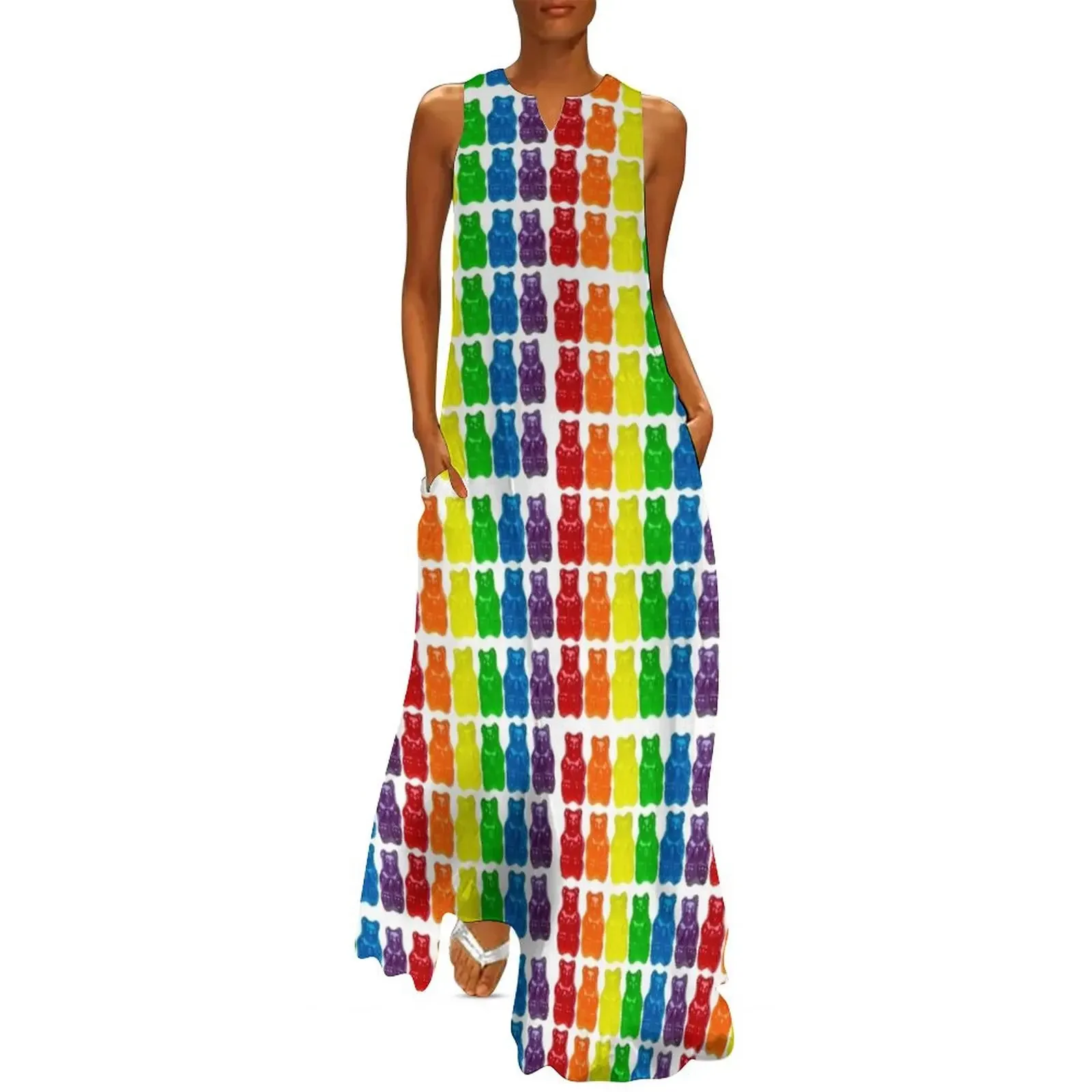

Rainbow Of Gummi Deliciousness Long Dress summer dress for women 2025 dress for women