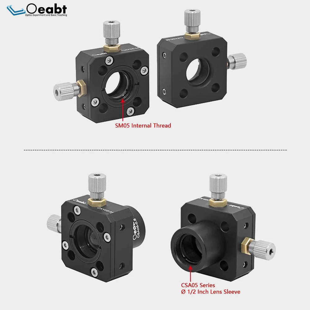 Imagem -04 - Tradução Suportes para Cage Systems Lens Mounting Seat Espelho de Deslocamento Biaxial Frame Coaxial 16 mm Cxy05-m xy