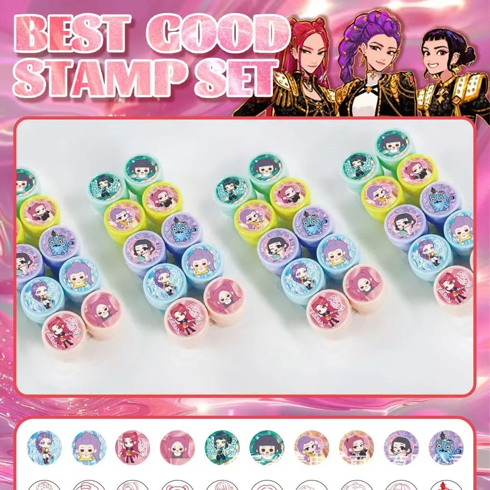 2025 جديد مبيعا ساحرة هانت 10 الأختام الكرتون عالية الجمال حساب الأطفال الأختام الإبداعية ختم القرطاسية