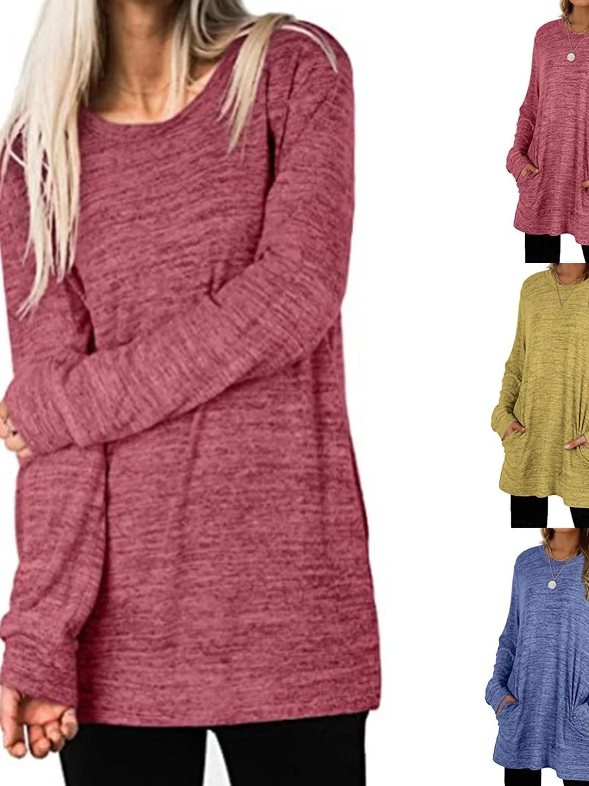 

Свободная толстовка с капюшоном Crewne Long Sve и кетми, женская уличная толстовка средней длины, повседневная удобная модная весна-осень