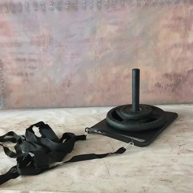 New Gym resistance speed strength running trainer fitness equipment home exercise sled fitness weightlifting sled with shoulder