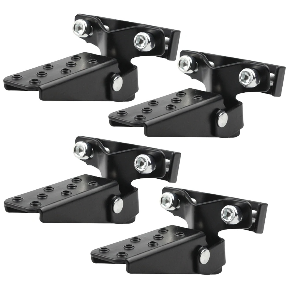 1/2Pair Retro Motorcycle Foldable Foot Pegs Motorcycle Metal Footrests Pedals Folding Retro Motorcycle Clamp-on Foot Step Pegs