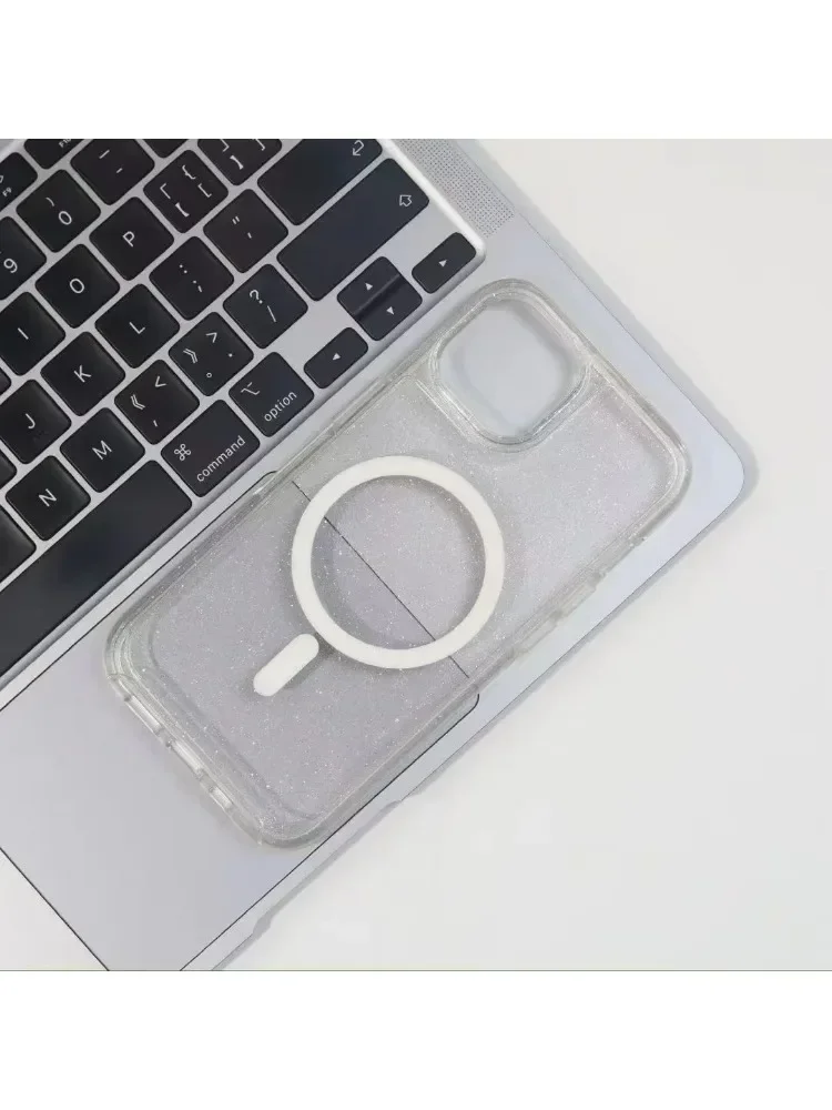 حافظة جديدة مضادة للسقوط Otter-Box MagSafe Series صندوق متماثل شفاف لهاتف iPhone 16 15 14 13 12 Pro Max 16 15 14 Plus
