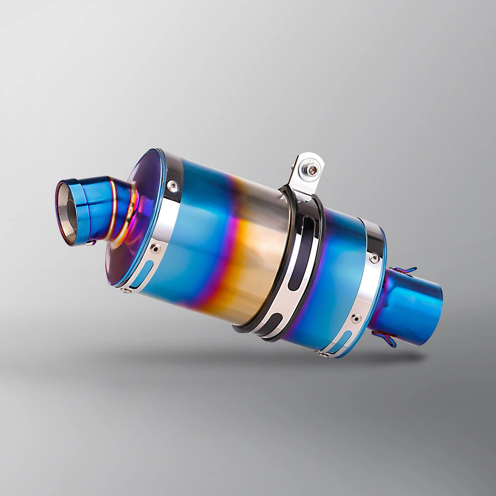 Slip on 51mm motorcycle exhaust system muffler modified tube middle connection for duke 125 250 390 rc390 z900 zx4r crf250 - view 2