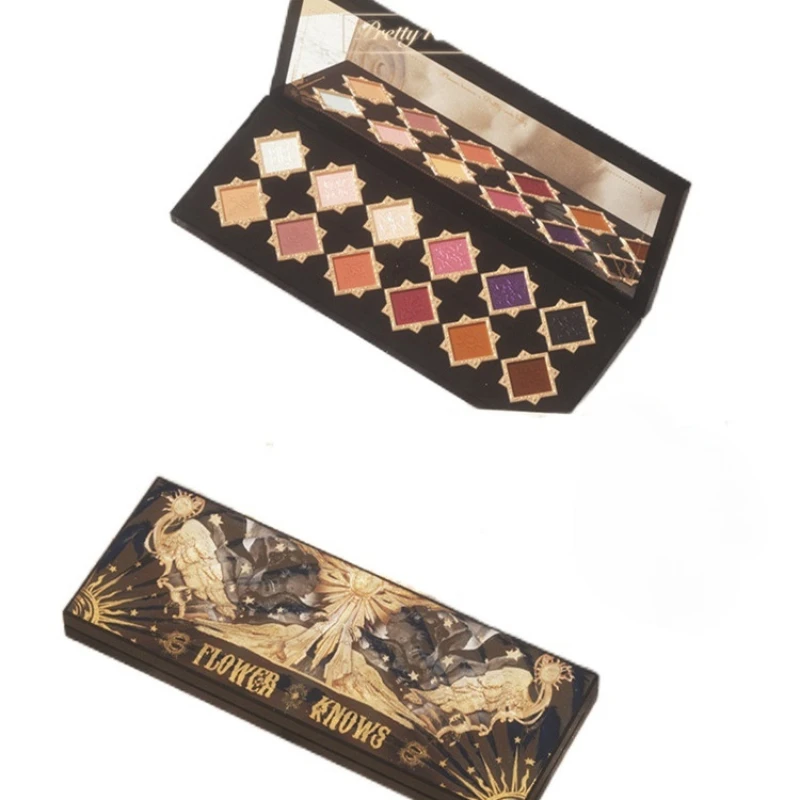 

Cy Flower Knows Little Angel Twelve Colors Eye Shadow Plate Shimmer Matte Easy to Smudges