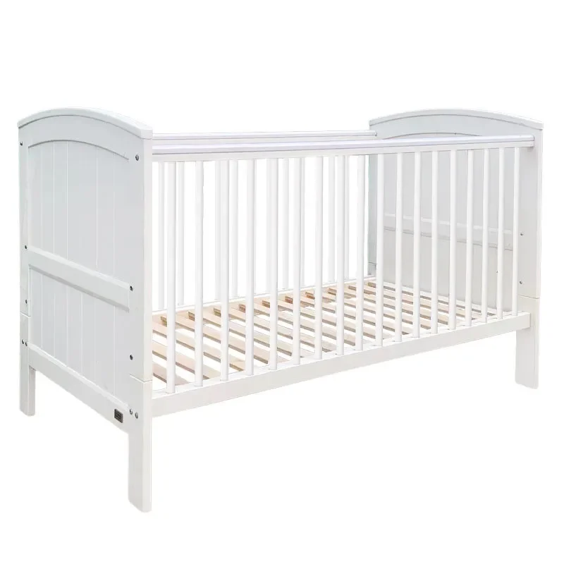 Solid Wood Splicing Removable Fence Bed Eco Friendly Paint Leak Proof Design Easy Assembly Durable Wooden Frame for Bedroom