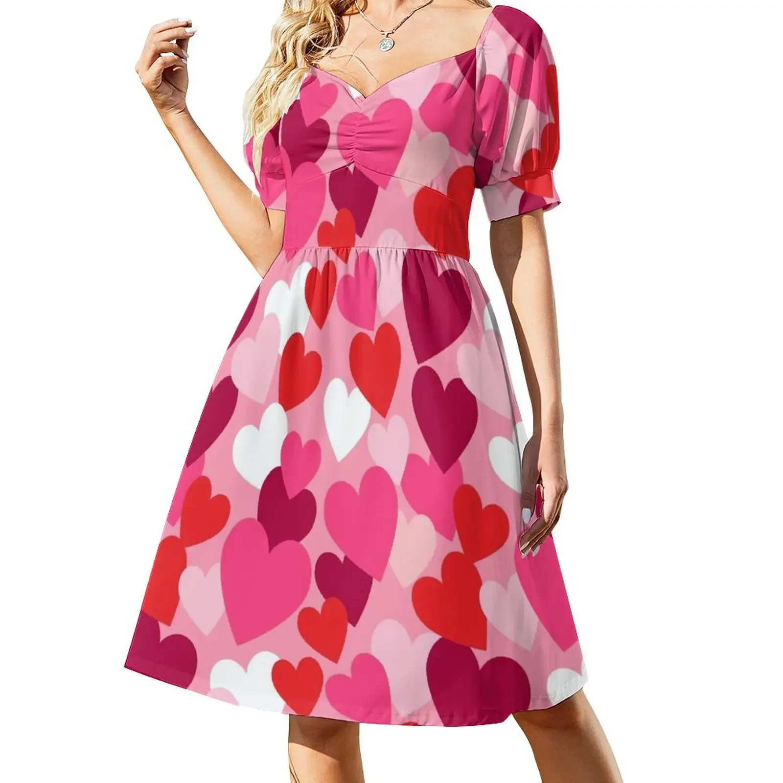 

Sweet Hearts for your Sweetheart Short-Sleeved Dress Dance dresses women dress