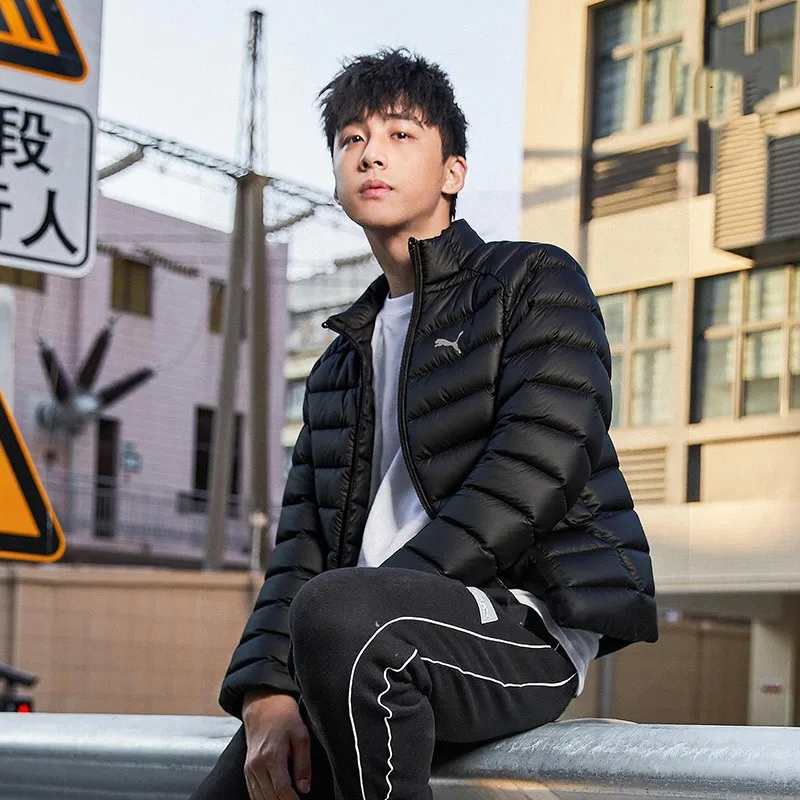 

Puma Black Men's and Women's Sportswear Warm down Jacket 69469601