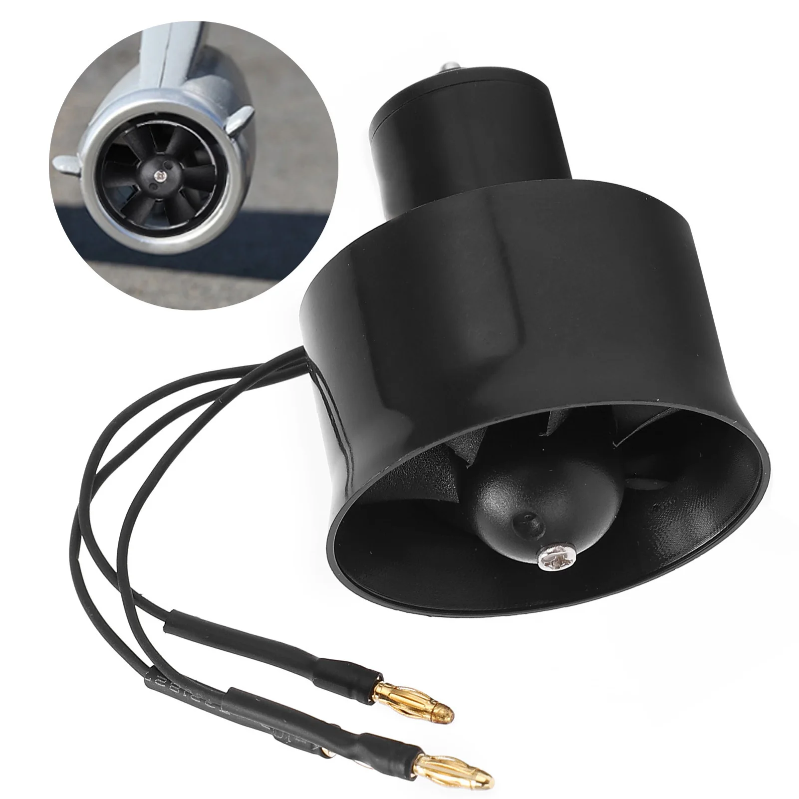 

QXMotor, 30 мм, EDF, 6 лопастей, канальный вентилятор с бесщеточным двигателем QF16117000KV 24S для радиоуправляемого самолета