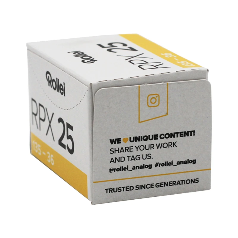 1-10 لفات Rollei RPX 25 135 35 مم فيلم سلبي أبيض وأسود (36 تعريضًا/لفة) لكاميرا Kodak M35 (تاريخ انتهاء الصلاحية: 2025)