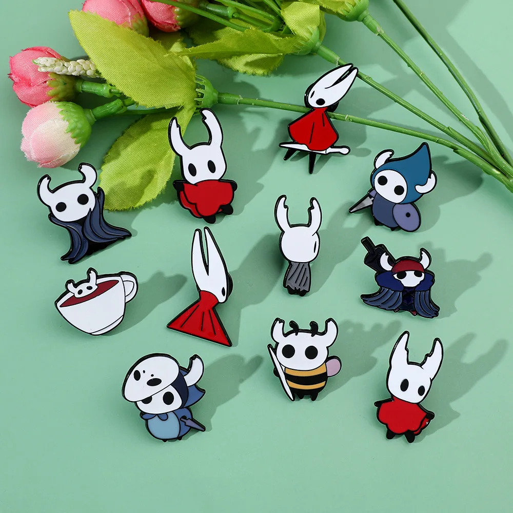 Knight Brooch Cute Cartoon Character Metal Badge Ornaments Wholesale Decorative Brooches Hat Pins for Caps Backpack Accessories