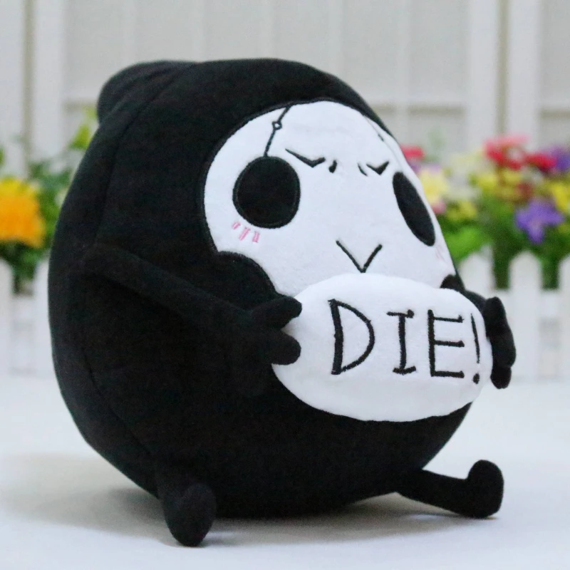 25cm Anime Reaper DIE Plush Doll Game Cosplay Toy Stuffed Pillow for Gift
