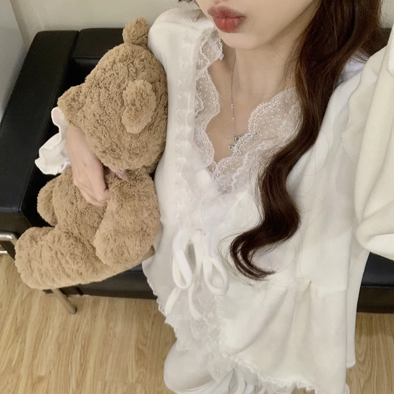 

Зимние пижамные комплекты для женщин и пар, рождественские, с рисунком, до колен, моющиеся, в полоску, из фланели, серебристые, минималистичные, комфортные, регулируемые, в стиле OL