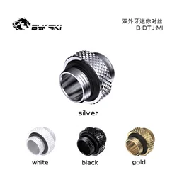 Bykski B-DTJ-MI Mini Dual Male Extend Connector Fitting Joint