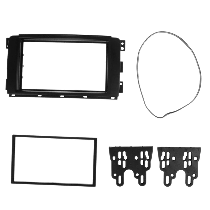 

2X For SMART Fortwo(BR451) 2Din Audio Panel Modification Panel DVD Navigation Panel Frame Car Fascias Stereo Radio Panel