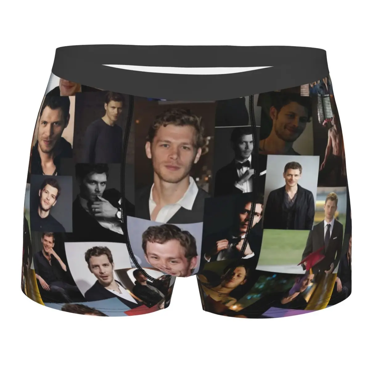 Custom The Vampire Diaries Underwear Men Sexy Print Damon Salvatore Boxer Shorts Panties