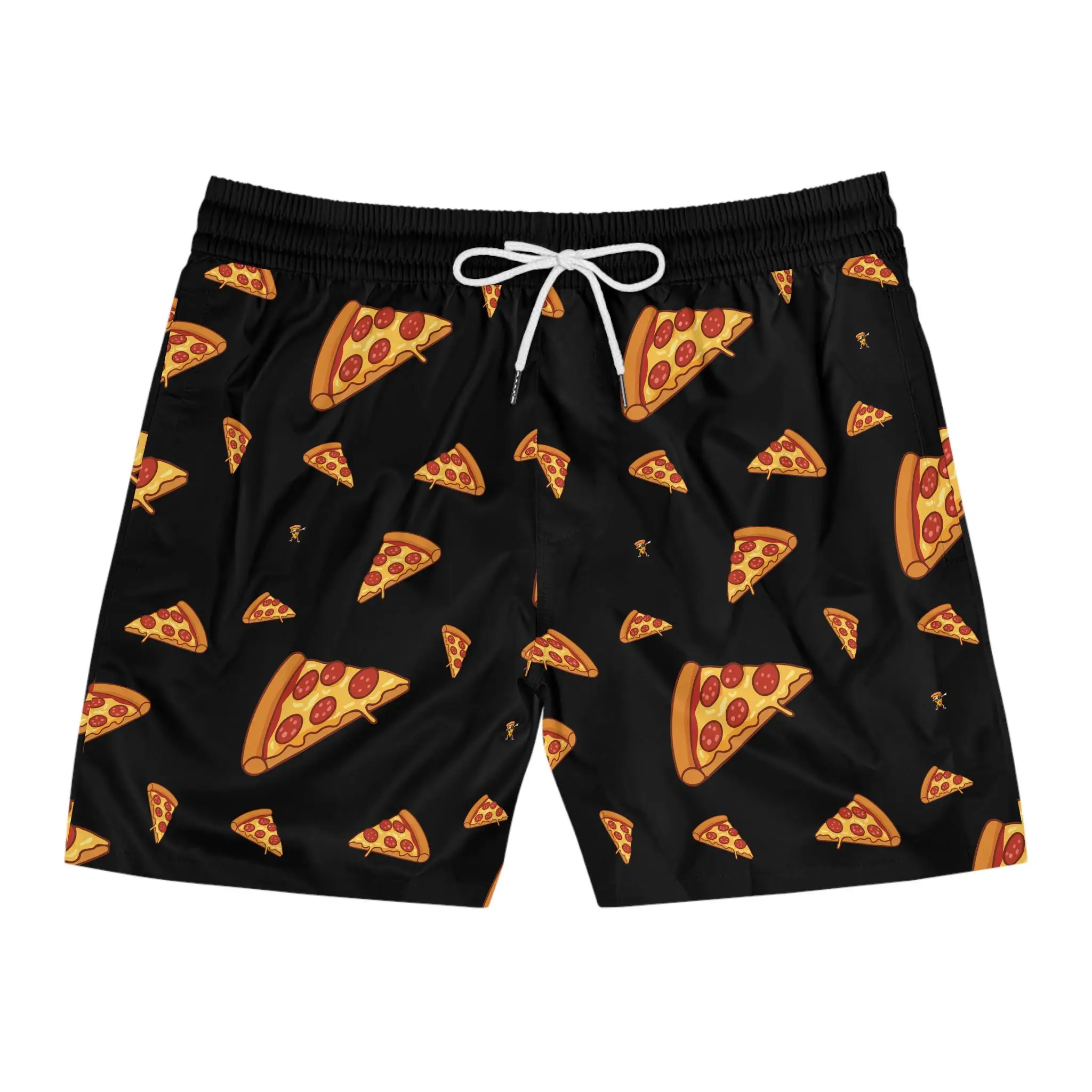 

New Men's Summer Casual Comfortable Pizza Pattern Beach Shorts Breathable Home Clothes Outdoor Fashion Sports Shorts