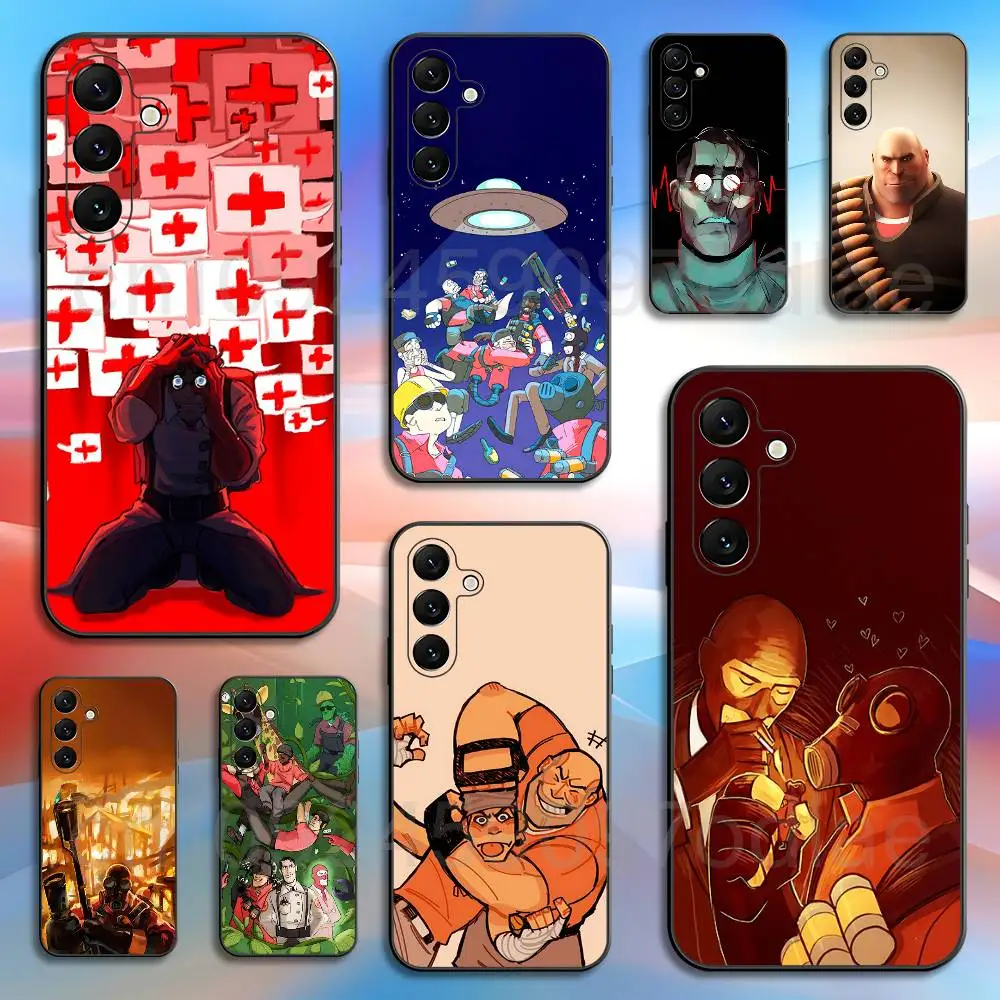 T-Team F-Fortress 2 Phone Case For Samsung A 13 21 22 30 31 32 52 53 71 72 73 S E 5G Soft