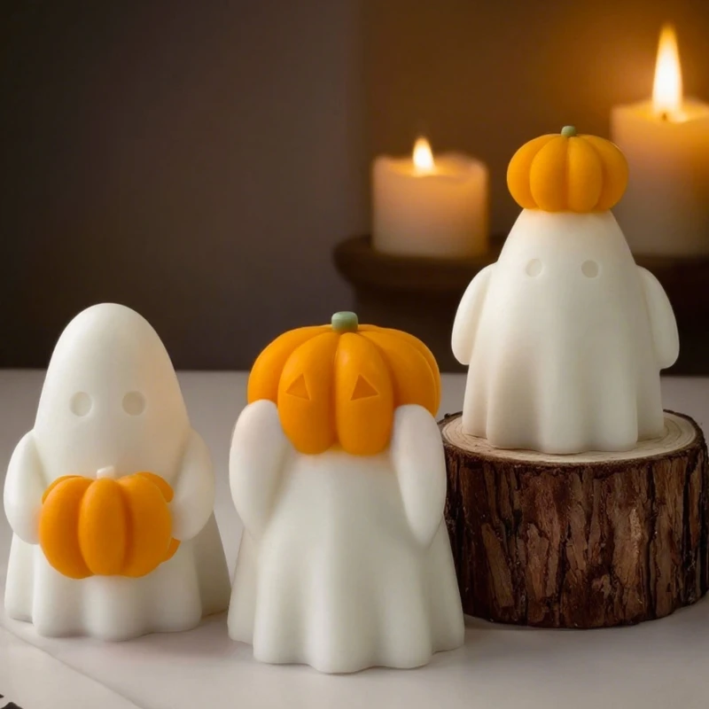 مجموعة من السيليكون تحت عنوان Halloweens مجموعة لإنشاء الديكور المنزل الشبح اليقطين