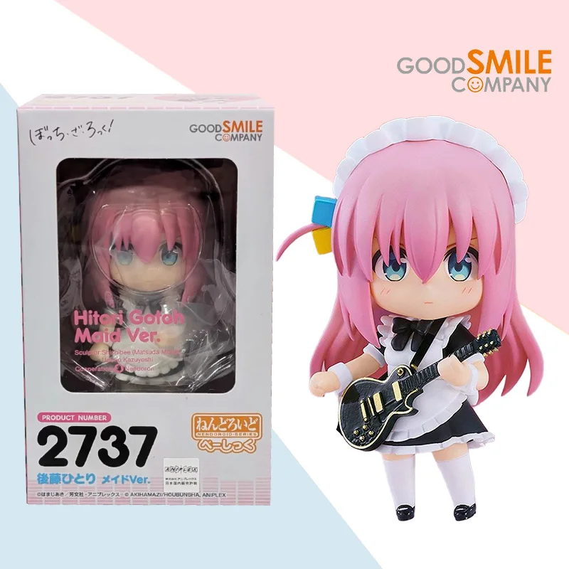 

GSC original Nendoroid series No.2737 Hitori Gotoh Maid Ver. Basic anime action figure model ornaments collection toy gift