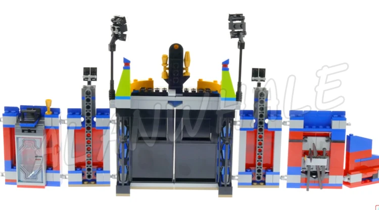 516 Stück Super Fighter Thor vs. Giant Arena Clash Duel Grandmaster Schiebetor 10749, Bausteine, Spielzeug, kompatibel mit Modell