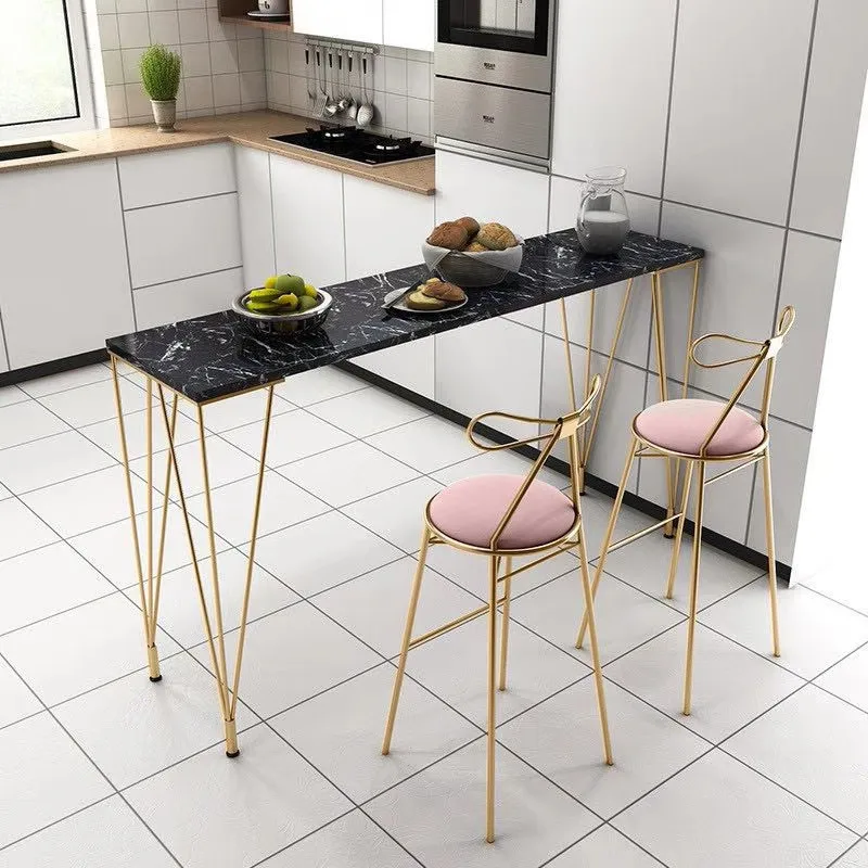 

Chair Home Bar Kitchen Stool Chairs Banks Taburetes Altos Cocina Modern Design Industrial European Minimalist Outdoor Lounge