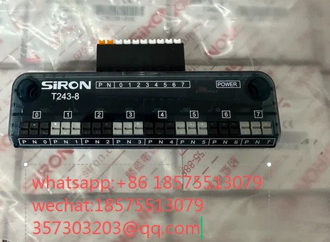 For SIRON T243-8  8-bit input/output terminal panel  1 Piece