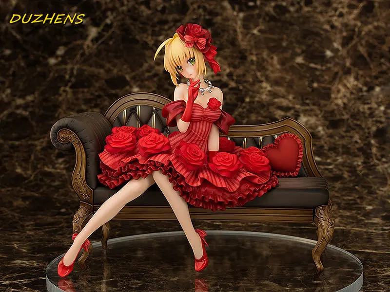 100% Original: Fate FGO Nero Claudius Sofa style 19cm PVC Action Figure Anime Figure Model Toy Figure Collection Doll Gift